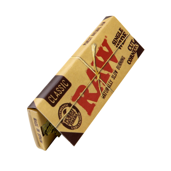 Raw Paper / Classic Single Wide Cut Corners